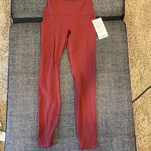 NWT Lululemon Align Leggings with pockets size 6
